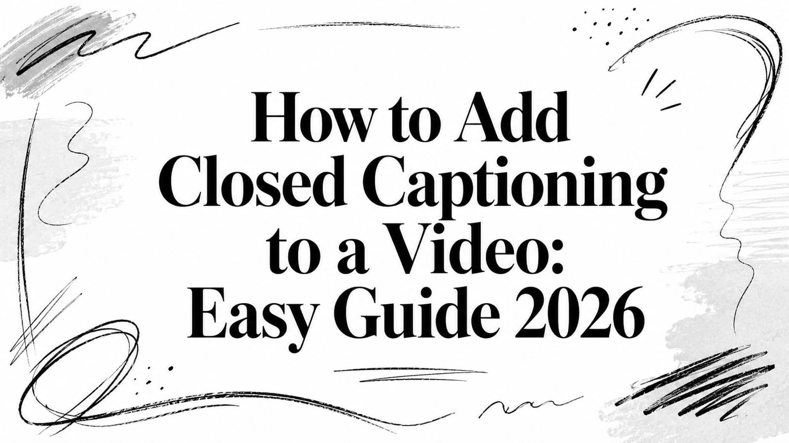 How to Add Closed Captioning to a Video: Easy Guide 2026