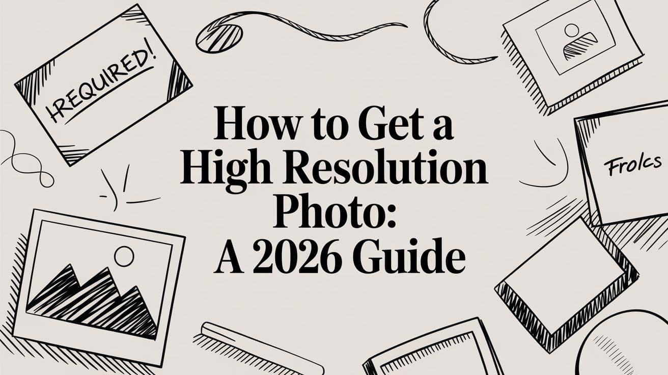 How to Get a High Resolution Photo: A 2026 Guide