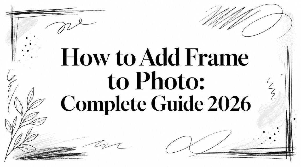 How to Add Frame to Photo: Complete Guide 2026