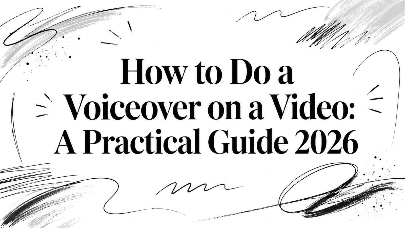 How to Do a Voiceover on a Video: A Practical Guide 2026