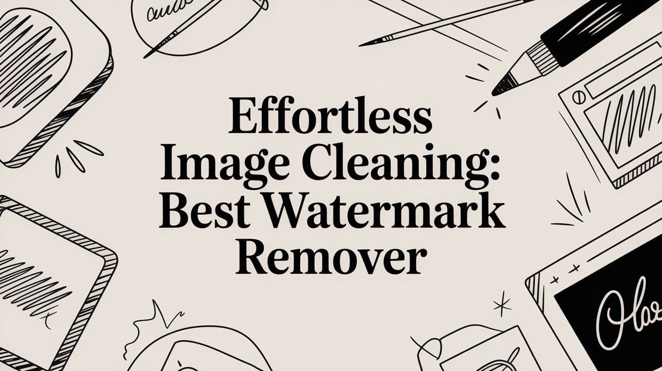 Effortless Image Cleaning: Best Watermark Remover