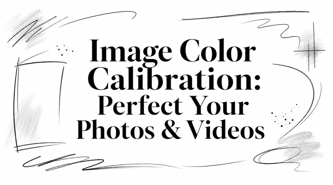 Image Color Calibration: Perfect Your Photos & Videos
