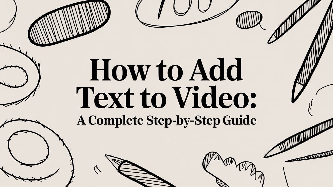 How to Add Text to Video: A Complete Step-by-Step Guide