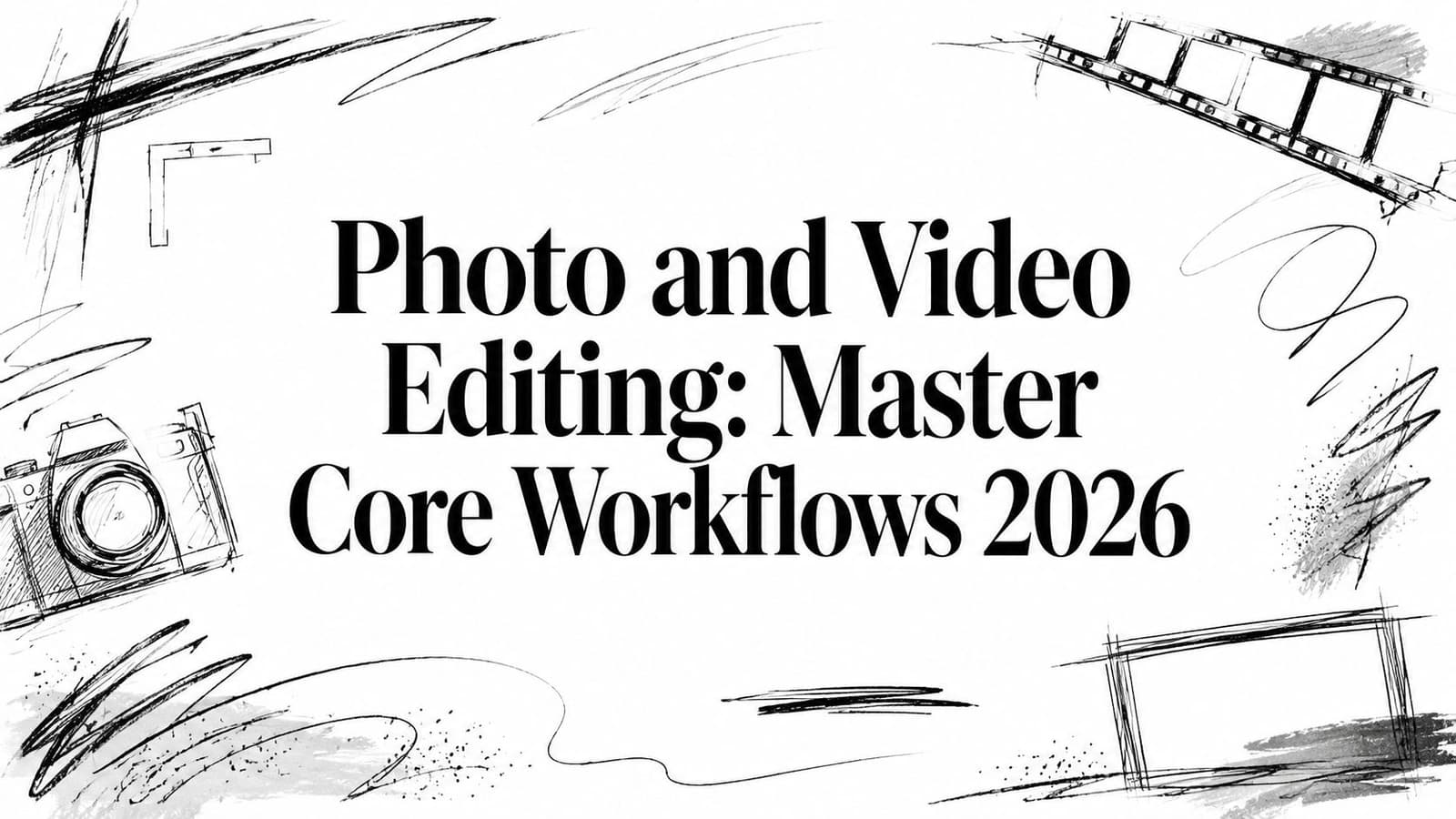 Photo and Video Editing: Master Core Workflows 2026