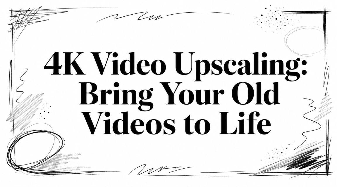 4K Video Upscaling: Bring Your Old Videos to Life