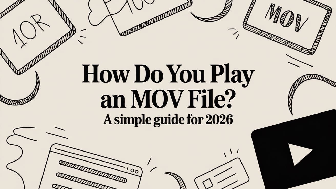 How Do You Play an MOV File? A Simple Guide for 2026