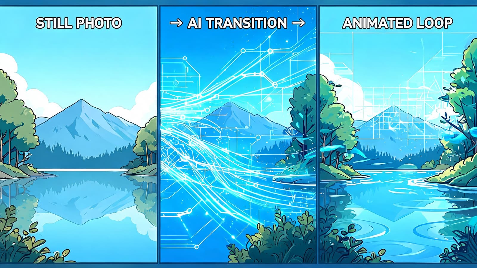 From Still Photo to Living Loop An AI Workflow