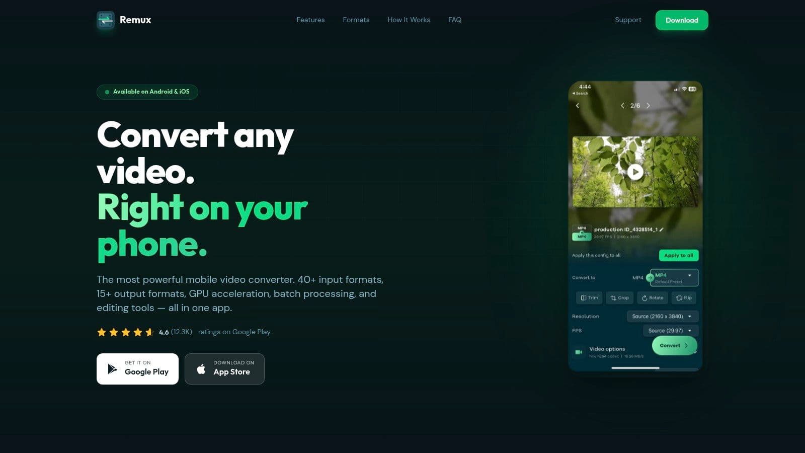 Remux – Video Converter & Compressor