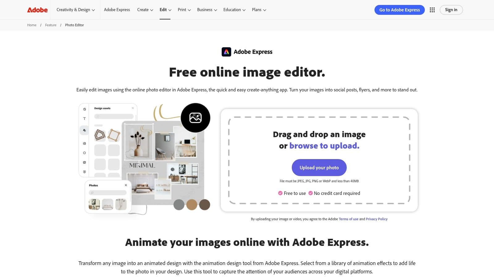 Screenshot from https://www.adobe.com/express/feature/image/editor